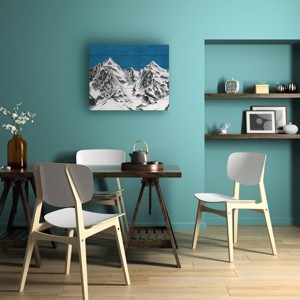 Trademark Fine Art Michael Willett Pristine Peaks I Wood Slat Art - 1 of 4