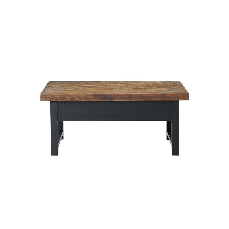 42&#34; Pomona Coffee Table with Lift Top and Storage Rustic Natural - Alaterre Furniture, 1 of 11