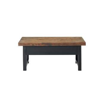 42" Pomona Coffee Table with Lift Top and Storage Rustic Natural - Alaterre Furniture