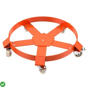Jojoka 55 Gallon Drum Dolly Heavy Duty 1000LBS Load Capacity Drum Cart Non Tipping Hand Truck w/ 4/5 Swivel Casters Wheel - 1 of 4