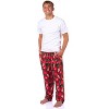 Elf The Movie Men's Santa's Coming! Christmas Tossed Sleep Pajama Pants Red - 2 of 4