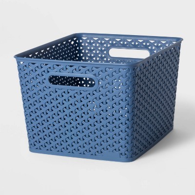 Large Y-Weave Decorative Storage Basket - Room Essentials™