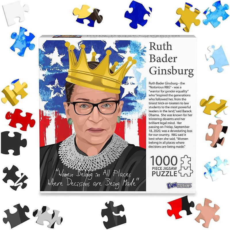Funwares Ruth Bader Ginsburg 1000 Piece Jigsaw Puzzle, 3 of 5