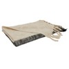Saro Lifestyle Saro Lifestyle Cotton Throw Blanket With Striped Design, Natural, 50"x60" - 3 of 4