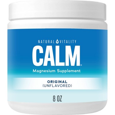 Natural Calm Vitality Original Calm Dietary Supplement Powder - 8oz