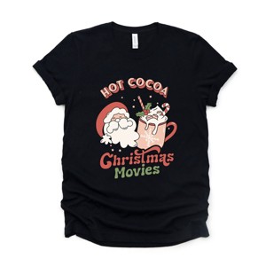 Simply Sage Market Retro Hot Cocoa Christmas Movies Short Sleeve Tee - 1 of 4