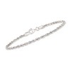 Pure Collection by Ross-Simons Sterling Silver Jewelry Set: Rope-Chain and Paper Clip Link Bracelets - 3 of 4