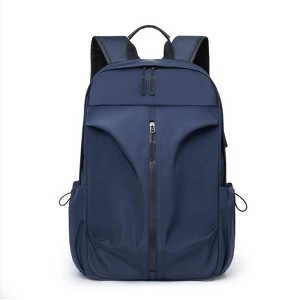 Wikineon PU Backpack Fashion Large Capacity Men's Casual Backpack Commuter Trend Backpack Student School Bag - 1 of 4