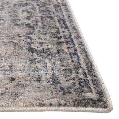 Gray Braided Synthetic Reversible 8' x 10' Area Rug