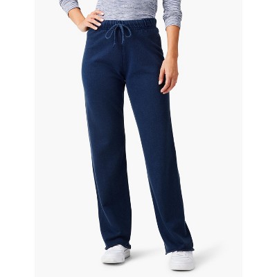 Nic + Zoe Women's Nzt Vintage French Terry Pant - Washed Indigo, Xxl :  Target