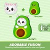 Joyfy Avocato Stuffed Animal, 9" Kawaii Cat Plush Toy, Soft Plushie Cute Toy for Kids and Adults, Easter Birthday Gift for Boys Girls 2 3 4 5 6 - 2 of 4