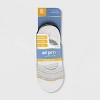 All Pro Women's 6pk Sport Liner Athletic Socks - White/Black/Gray 4-10 - 2 of 3