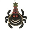 Transpac 5.5 Inch Halloween Plywood Ornament Set Halloween Tree Ornament Set , Halloween Decor Spider Pumpkin Cat Ghost Skull (5PC) - 4 of 4