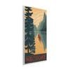 Stupell Industries Paddle Your Own Canoe Phrase Mountain Lake Adventure Wall Plaque Art, 10" x 15" - 2 of 4