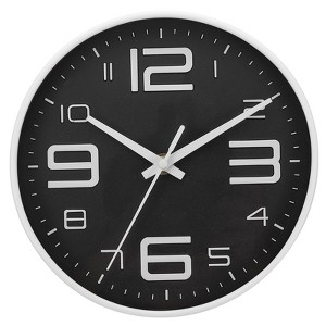 Unique Bargains Decorative Quartz Battery Operated Silent Non-Ticking Wall Clocks 8" - 1 of 4