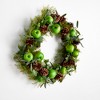 Plum & Post Apple & Mixed Botanicals Wreath 24" - 2 of 3