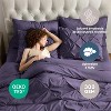 Nestl 9 Piece Comforter Set, Pinch Pleated Bedding Set, Bed in a Bag, Comforter Set with Down Alternative Pillows - 4 of 4