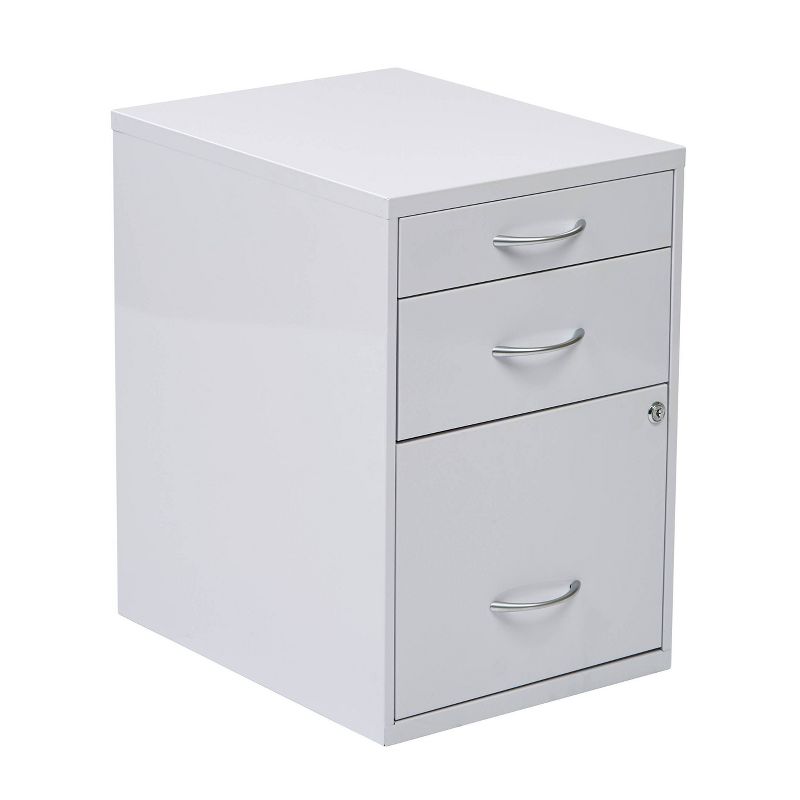 22" Metal File Cabinet - OSP Home Furnishings, 1 of 8