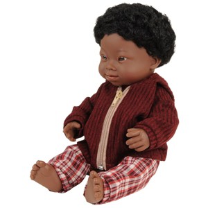 Miniland Doll with Down Syndrome 15" - Boy with Outfit - 1 of 4