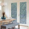 RoomMates Privacy Window Film Transparent Blue Mosaic: Self-Adhesive Vinyl, Abstract Pattern, 74" x 24", Wallpaper Roll - image 2 of 4