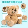 LotFancy 5 Pack 8 in Bulk Shaggy Plush Bear, Teddy Bear Stuffed Animal, Gifts for Kids, Girls, Boys - 2 of 4
