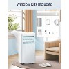 ZAFRO 8,000 BTU Portable Air Conditioners, Air Conditioners for Room up to 350 Sq.ft, Portable for Home/Office/Dorms, White - 3 of 4