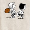 Boys' - Peanuts - Marcie Patty Football Graphic Long Sleeve Fleece Sweatshirt - 2 of 4