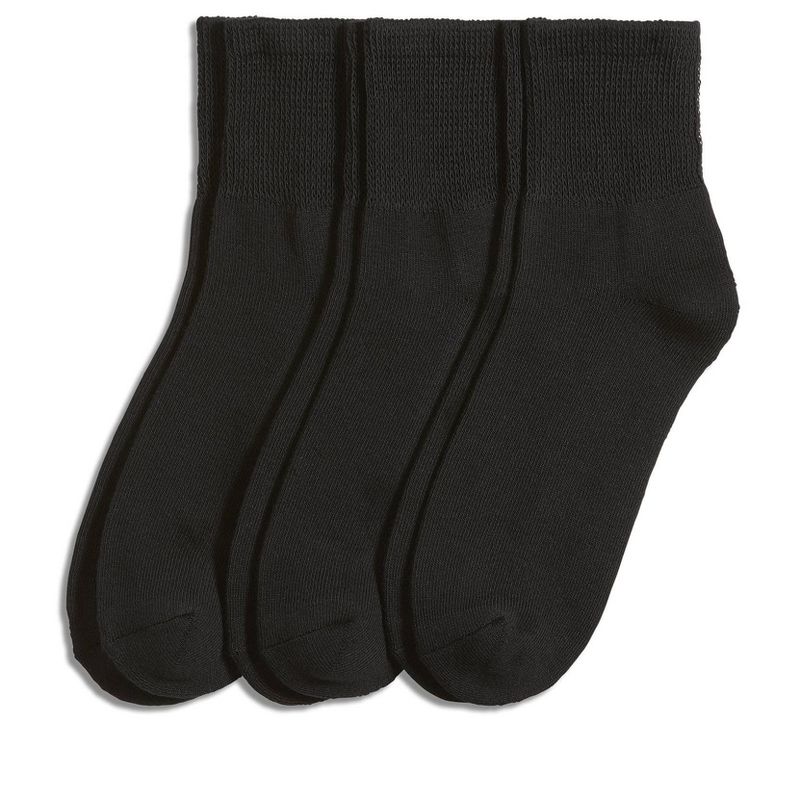 Jockey Men's Non-Binding Quarter Socks - 3 Pack, 1 of 2