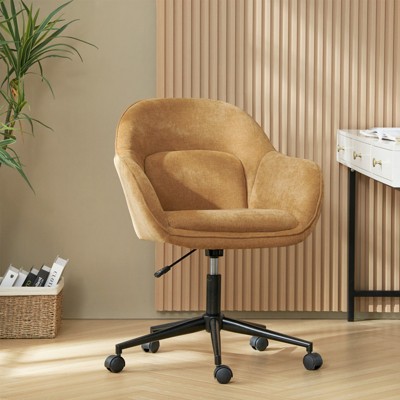 Virginia Office Chair With Curved Backrest|ARTFUL LIVING DESIGN