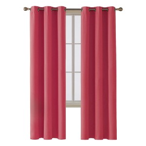 Deconovo Grommet Blackout Curtains, 2 Panels, OEKO-TEX Certified - 1 of 4