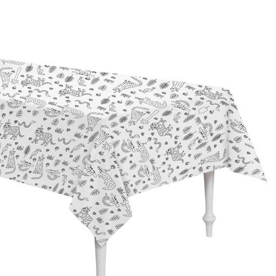 Jungle Print Disposable Table Cover - Spritz™