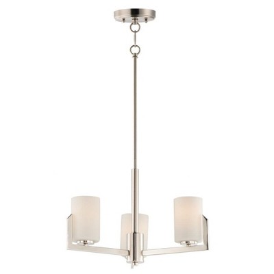 Maxim Lighting Dart 3 - Light Chandelier in  Satin Nickel