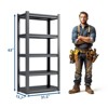 FONTOI Metal Storage Shelves, Adjustable Heavy Duty Shelving Unit, Standing Storage Rack Shelf Organizer - 3 of 4