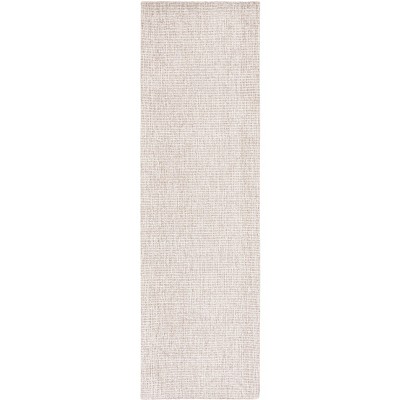 Abstract Abt468 Hand Tufted Runner Rug - Ivory/gray - 2'3