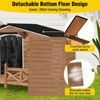 Aivituvin Large Outdoor Dog Shelter | Metal Fram-AIR7024/7024-B - 3 of 4