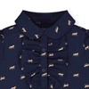 Hope & Henry Girls' Ruffle Front Shirt with Puff Sleeves, Infant - 2 of 3