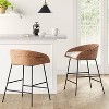 Landis Woven Backed Counter Height Barstool with Cushion - Threshold™ - image 2 of 4