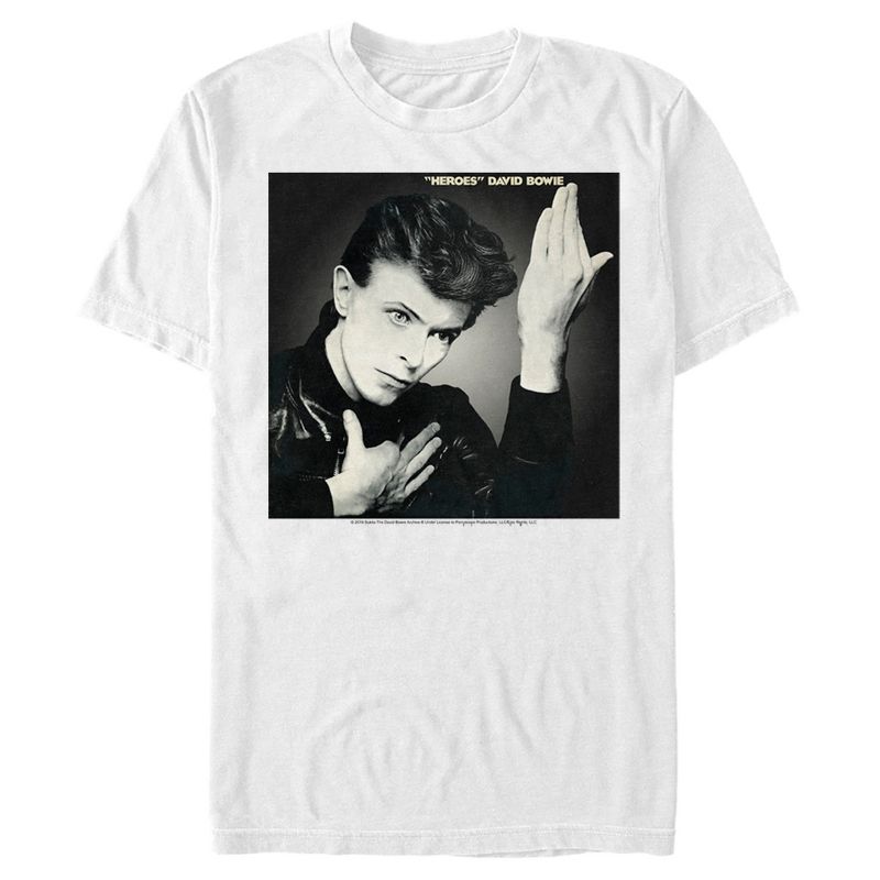 Men's David Bowie Heroes T-Shirt, 1 of 6