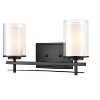 Millennium Lighting Huderson 2 - Light Vanity in  Matte Black - 2 of 4