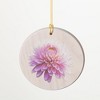 Woodstock Chimes Flower Wind Chime Pink Mum 22" - 4 of 4