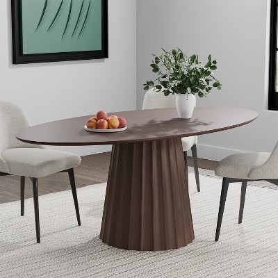 Lirago dinning table set of 4 67"L*33.5"W*30"H- Walnut