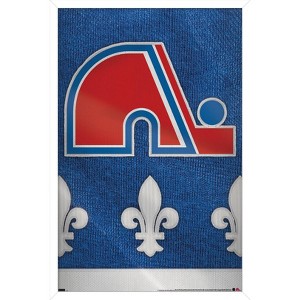 Trends International NHL Quebec Nordiques - Retro Logo 24 Framed Wall Poster Prints - 1 of 4
