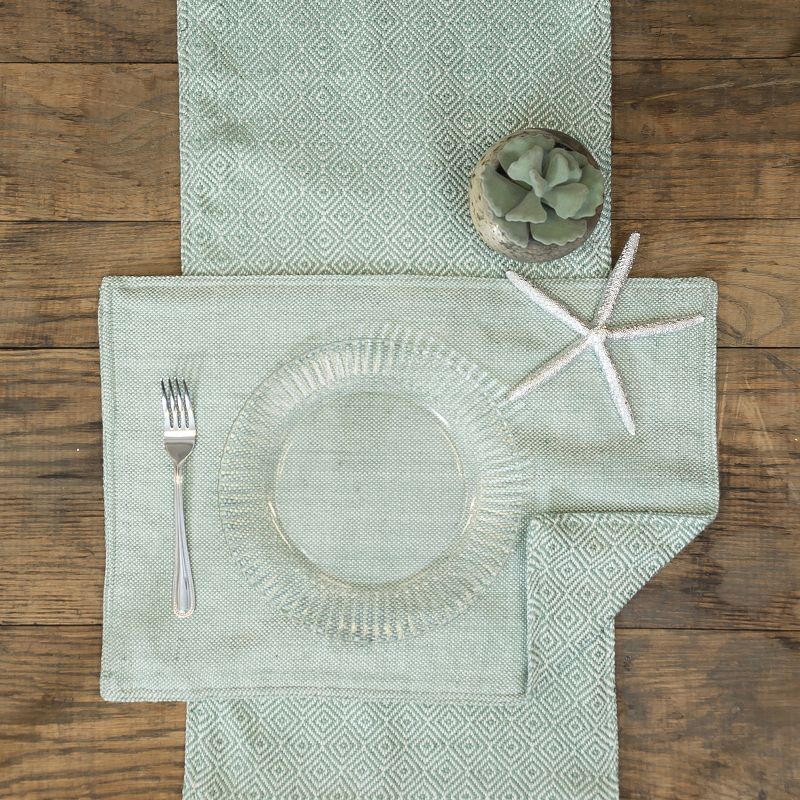 C&F Home Diamond Sea Glass Placemat Set of 6, 1 of 4