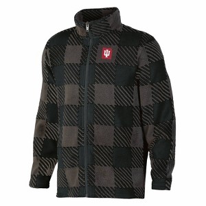 NCAA Indiana Hoosiers Boys' Buffalo Checkered Fleece T-Shirt - 1 of 3