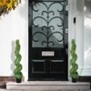 VEVOR 2 pcs. Artificial Boxwood Tower Topiary Spiral Artificial Plant 122cm high Decorative Plant Green Plastic PE Iron Topiary Plants ,Green - 2 of 4