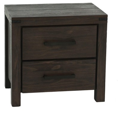 NicBex 2 Drawers Dresser for Bedroom,Chest of Drawers with Black Metal Handle Design,Modern Freestanding Dresser,Storage Dressers for Bedroom