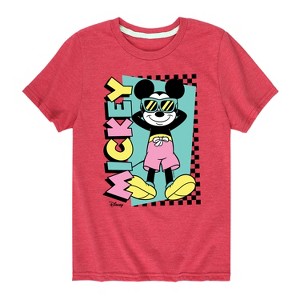 Boys' - Disney - Mickey Sunbathe Short Sleeve Graphic T-Shirt - 1 of 4
