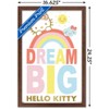 Trends International Hello Kitty and Friends: 19 Rainbow - Kitty Framed Wall Poster Prints - 3 of 4