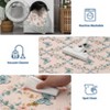 Modern Washable Area Rug, Soft Floral Floor Cover with Non Slip Backing, Low Pile Stain Resistant Floor Carpet for Home Office - 4 of 4