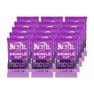 Kettle Brand Truffle & Sea Salt Krinkle Cut Potato Chips - Case of 15/5 oz - 1 of 4